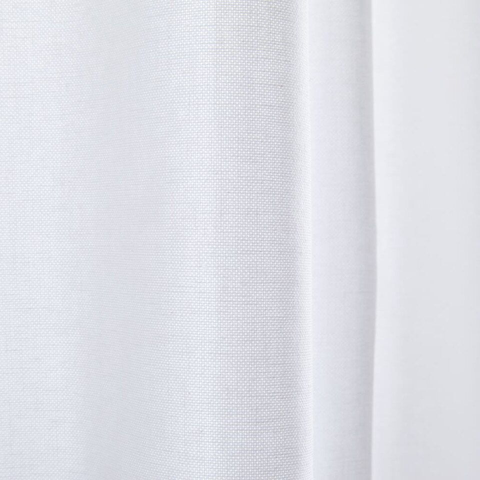 Cotton Canvas Curtain White (Set of 2) West Elm UK